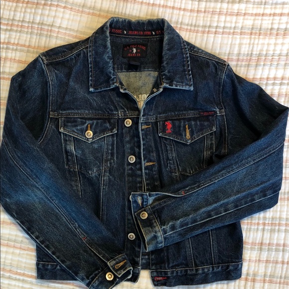 us polo assn jean jacket